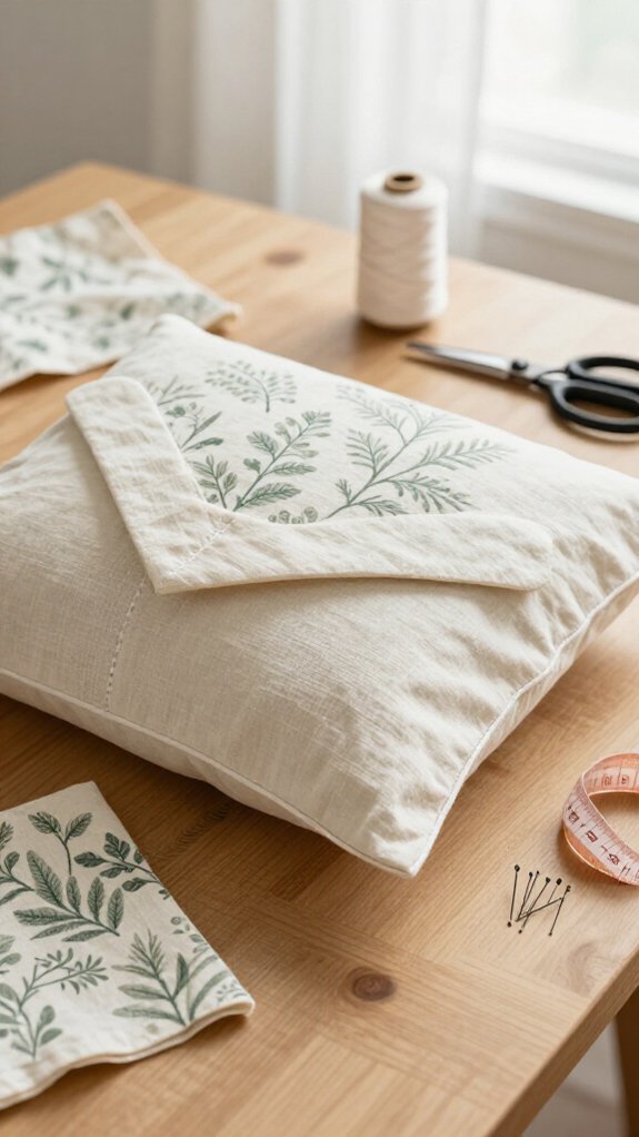 easy envelope pillow covers