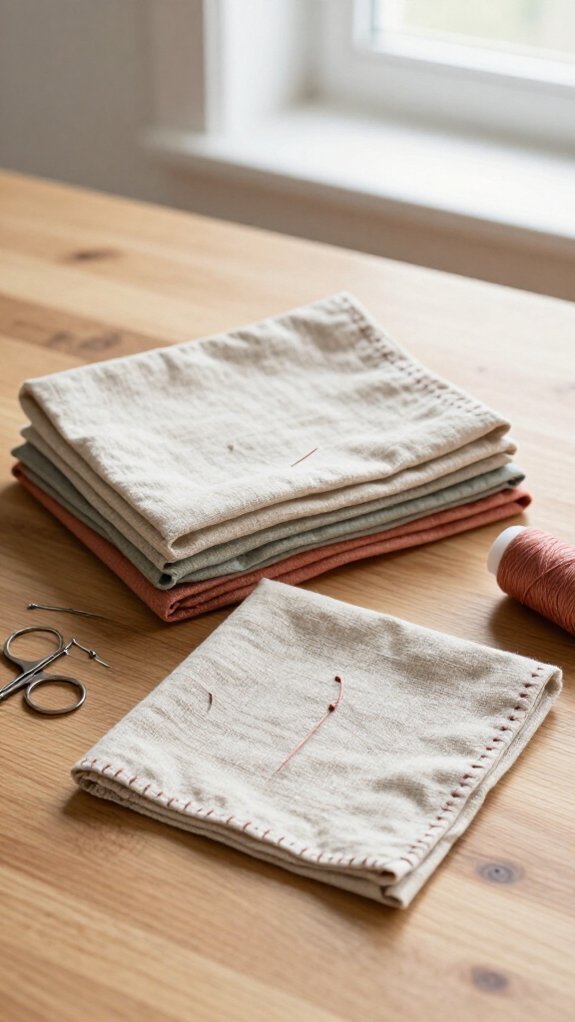 easy stitch cloth napkins