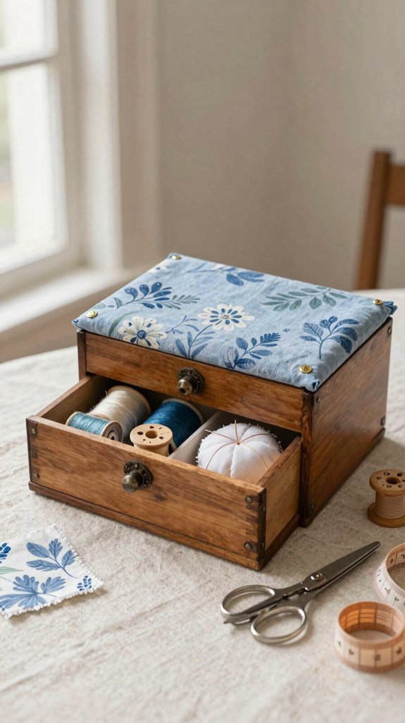fabric covered mod podge lid