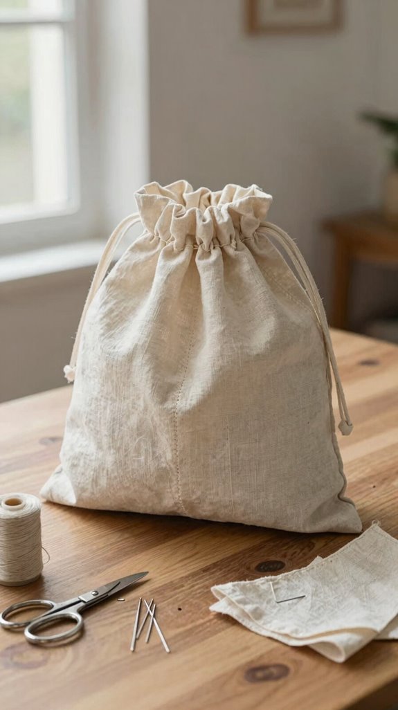 fabric drawstring gift bag