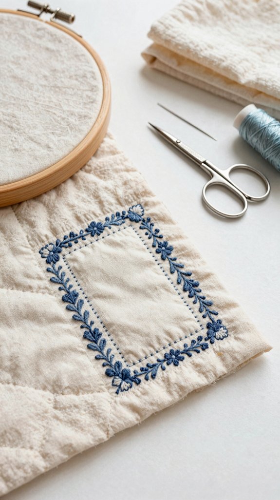 fabric letters quilt label tips