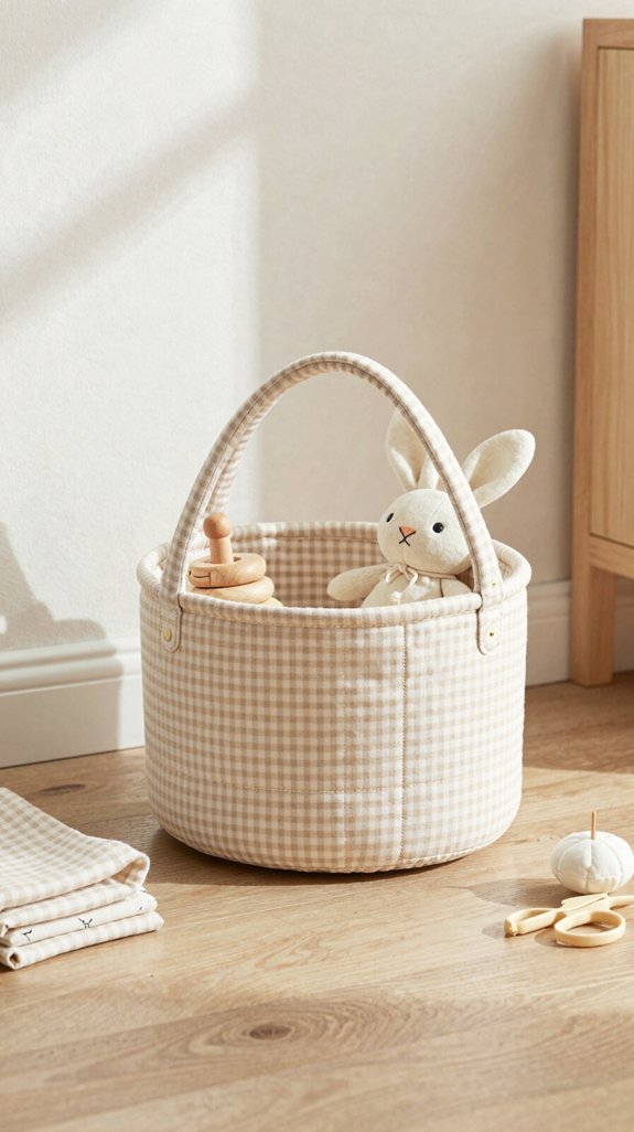 fabric toy basket organizer