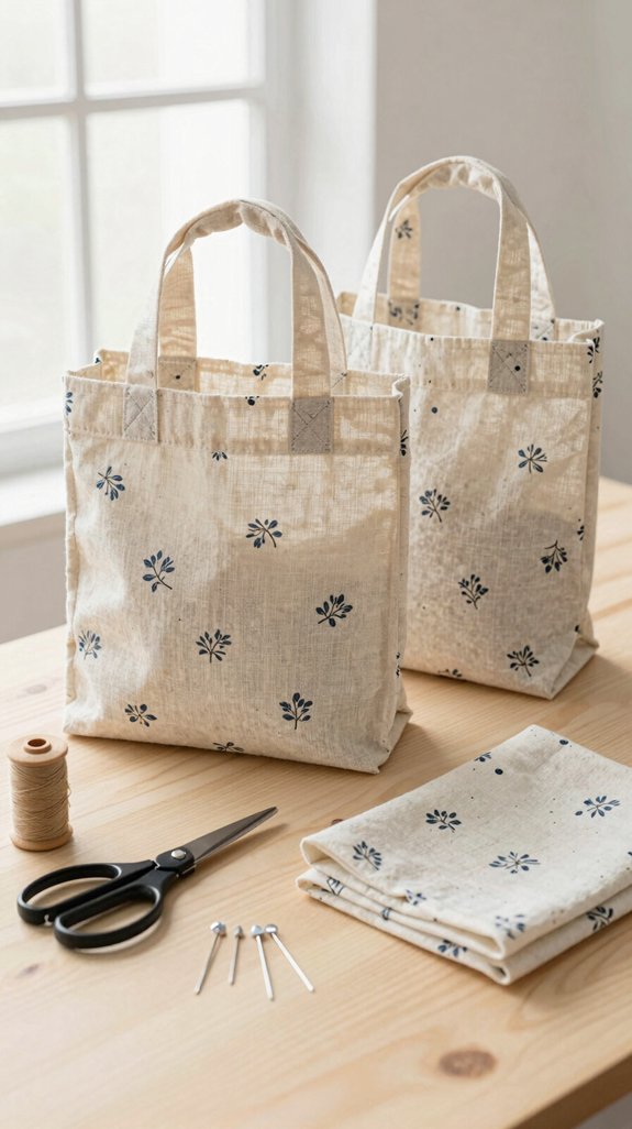 foldable bag with boxed corners