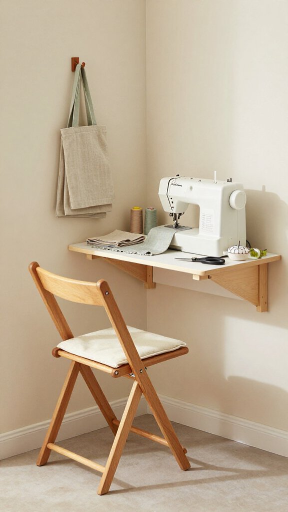 foldable ergonomic sewing chair