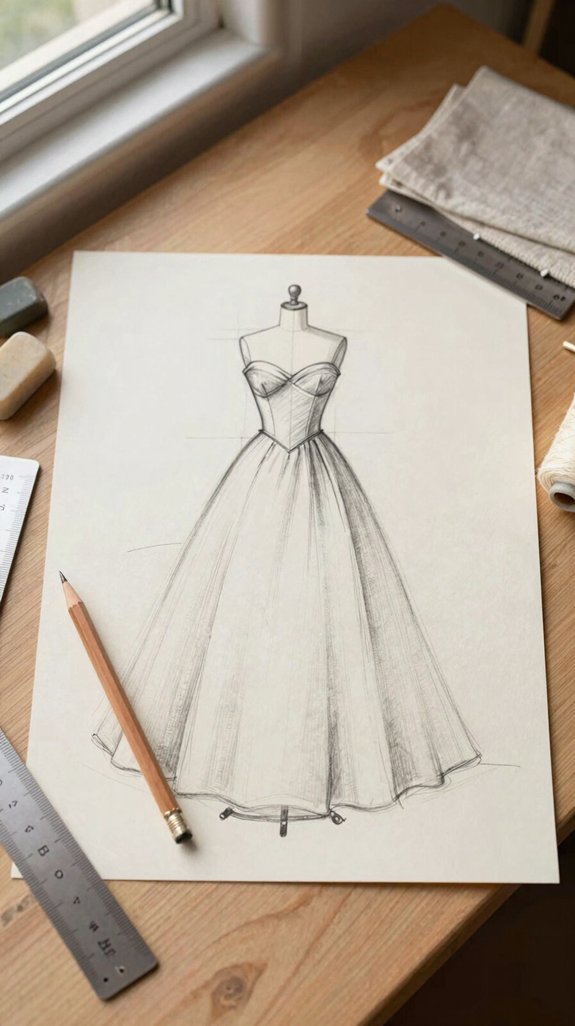 geometric dress form mapping