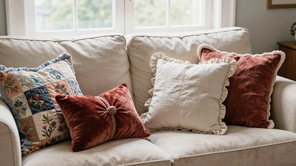 handmade charm sewing pillow