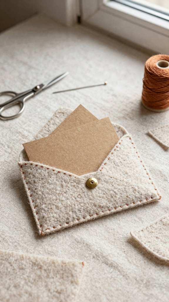 handmade fabric gift card holder