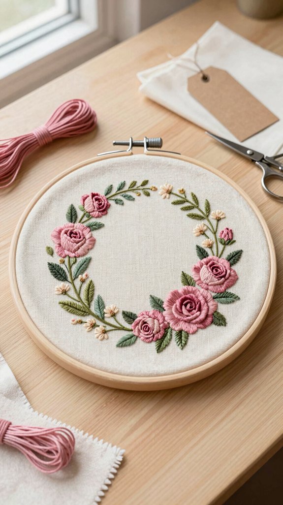 handmade floral sewing welcome