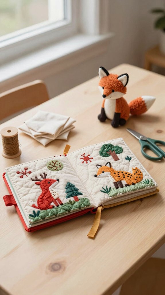 handmade reindeer stuffed gift