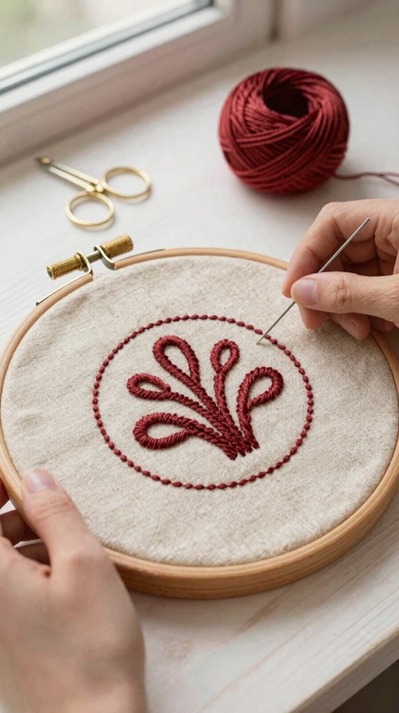 handmade stitch logo style