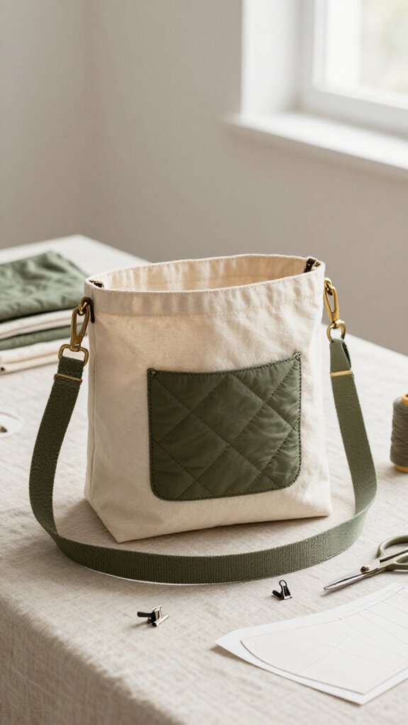 hands free convertible crossbody tote