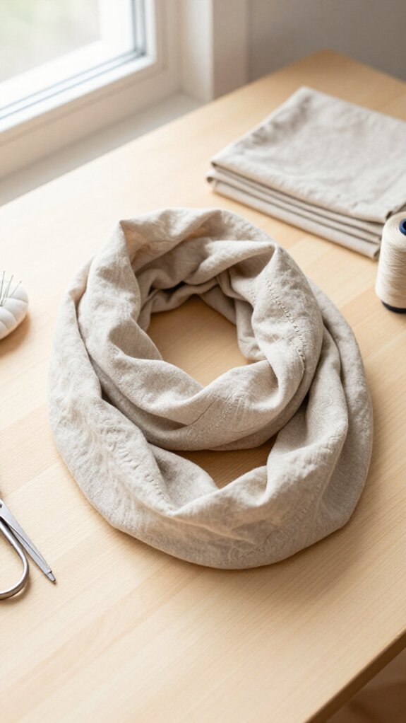knotless cozy infinity scarf
