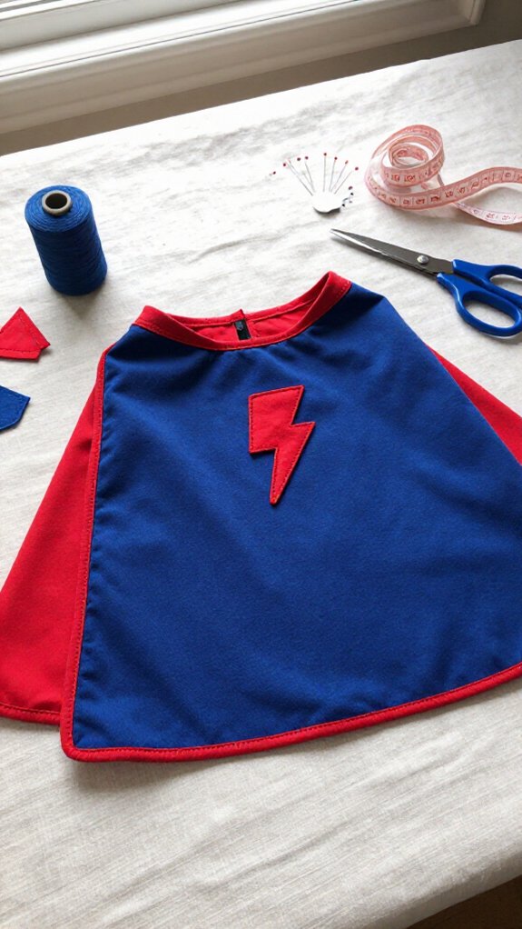 lightweight pretend play cape