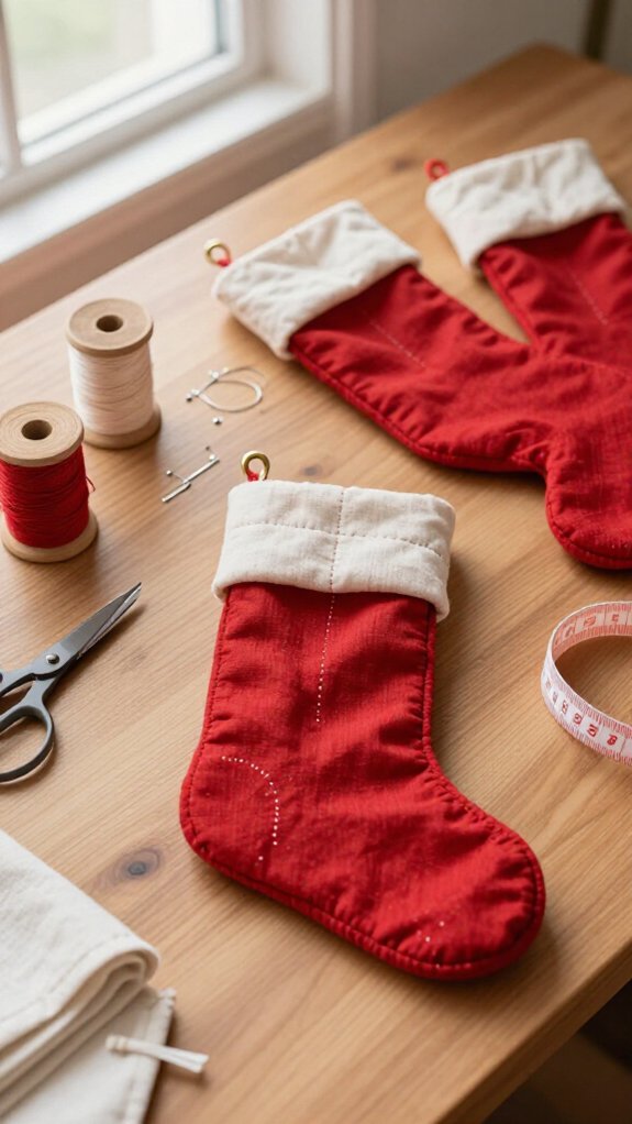 matching holiday christmas stockings