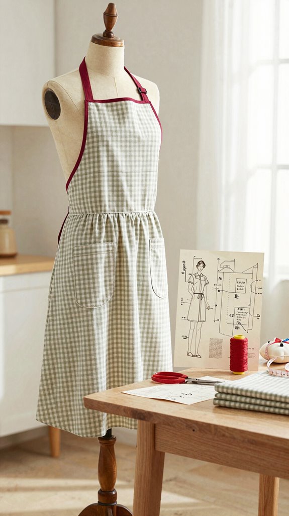 mid century charm retro apron