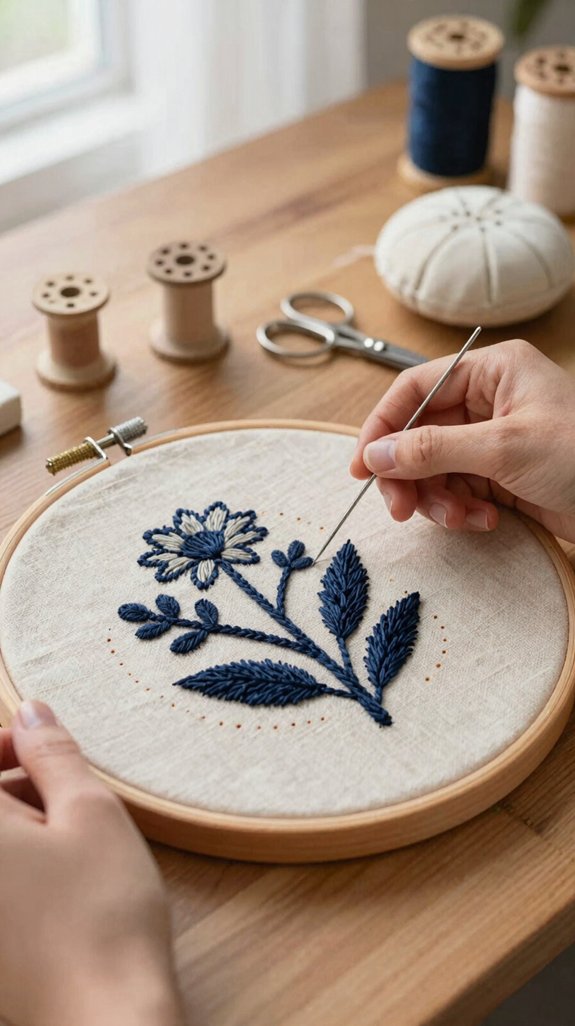 needle thread mini drawings