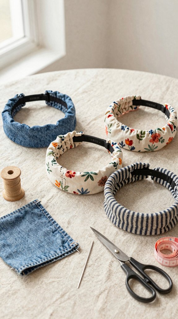 no sew stretch t shirt headbands