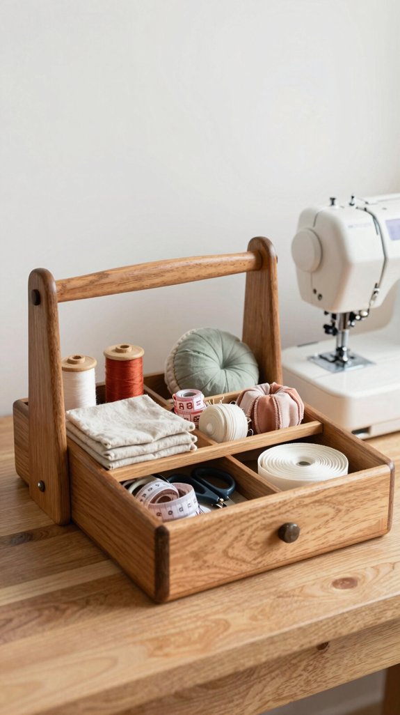 portable sewing tool caddy