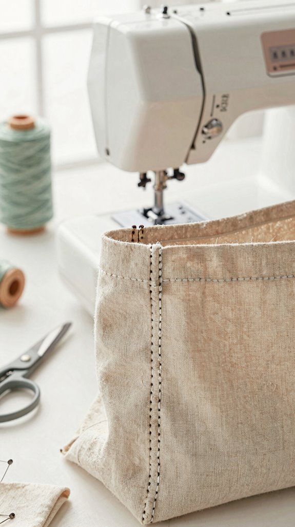 quick backstitch every seam