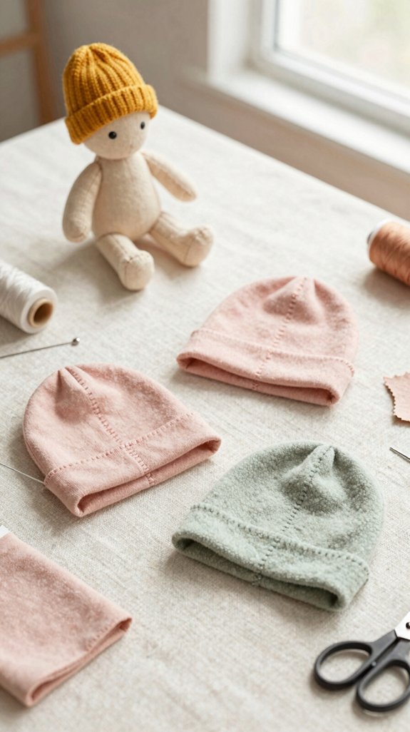 quick cozy doll beanie