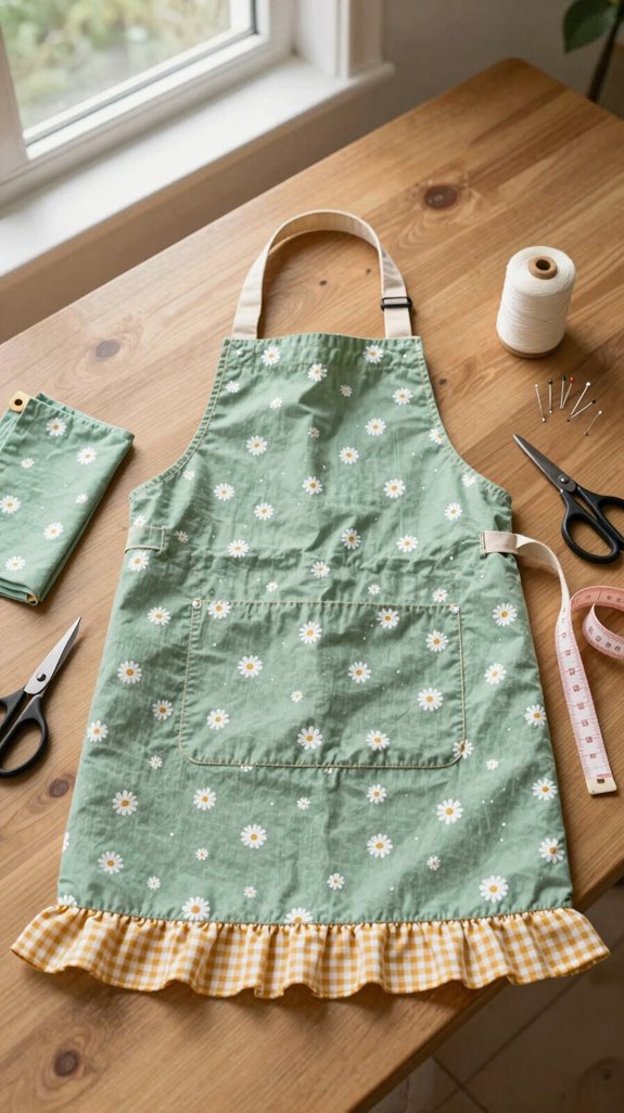 quick sew bright cotton aprons