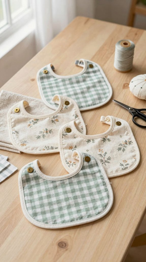 quick sew gift ready bib sets