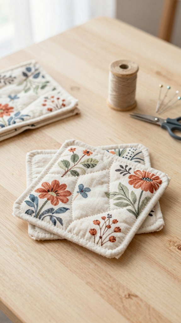 quick sew giftable coasters