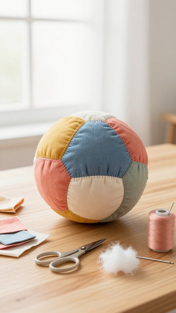 quick sew soft stuffed ball
