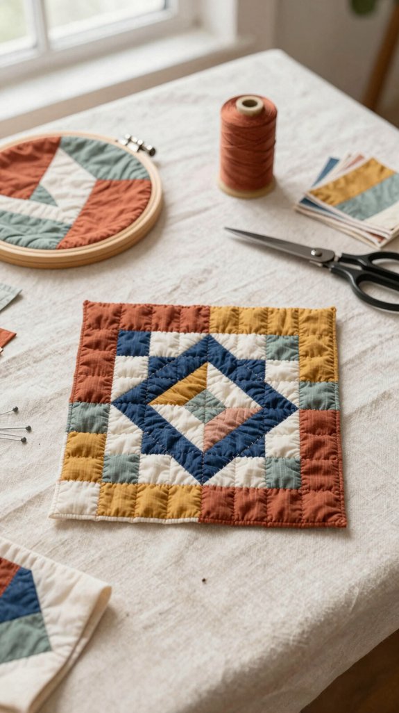 quilt stitch brand mark