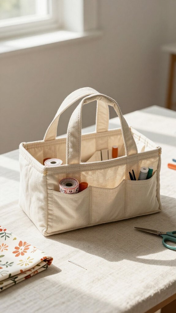 rectangle zipper pouch organizer