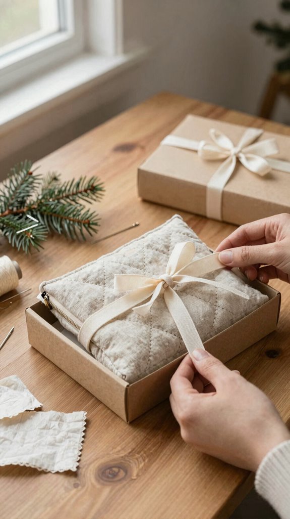 reusable drawstring bag gift wrap
