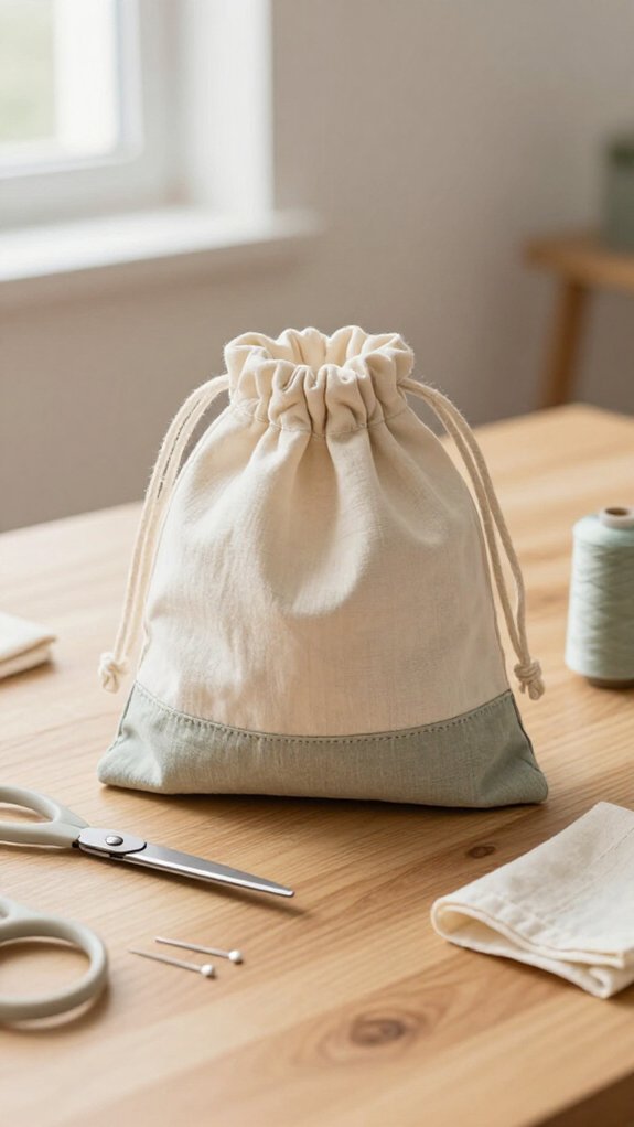 reusable drawstring gift bag