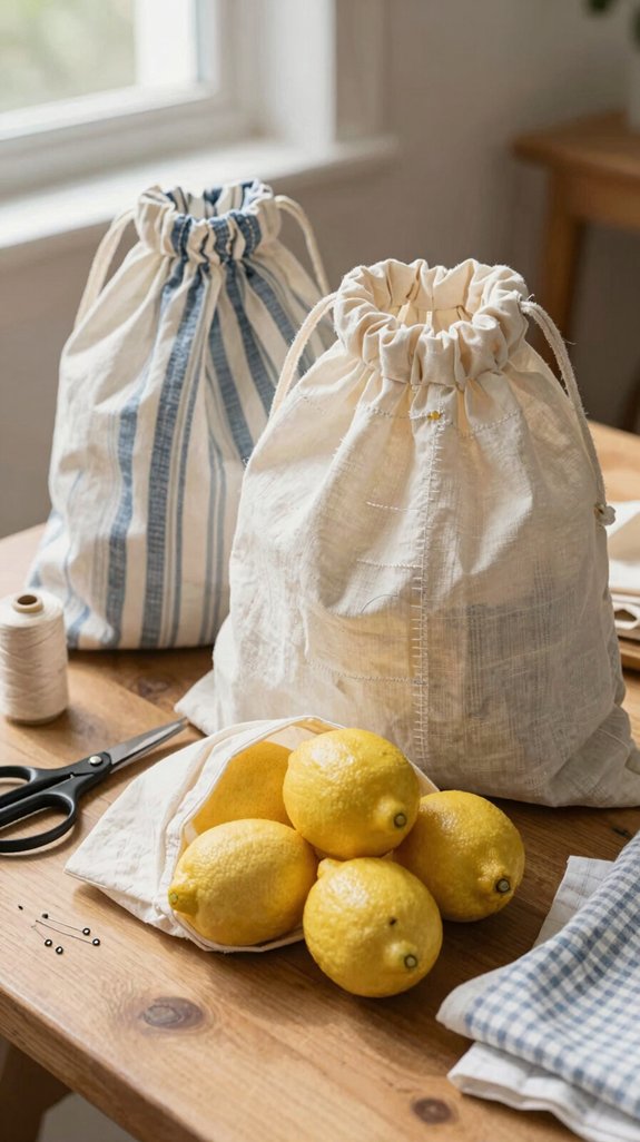 reusable t shirt produce bags