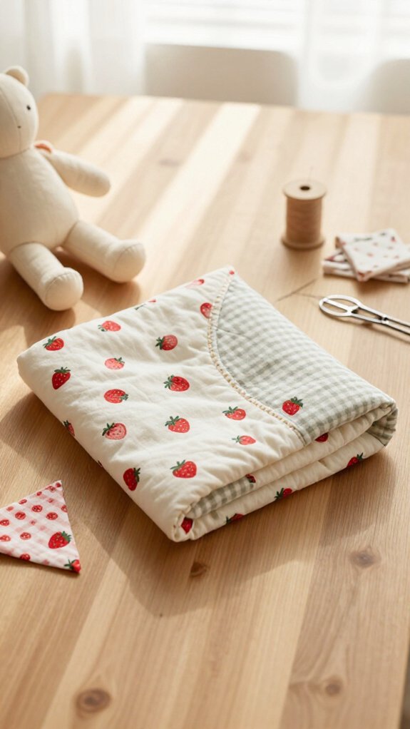 reversible cozy doll bedding