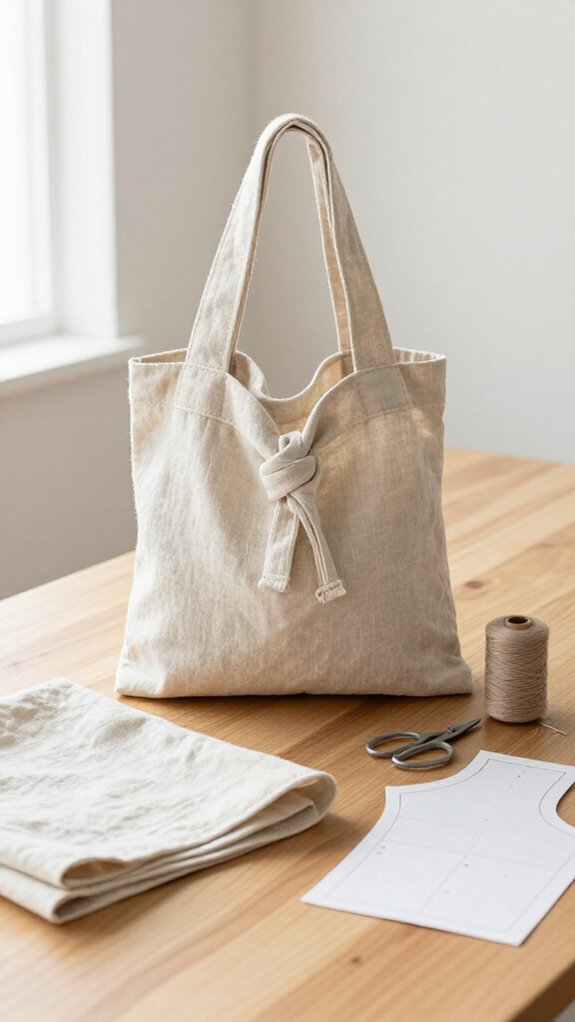 reversible japanese knot bag