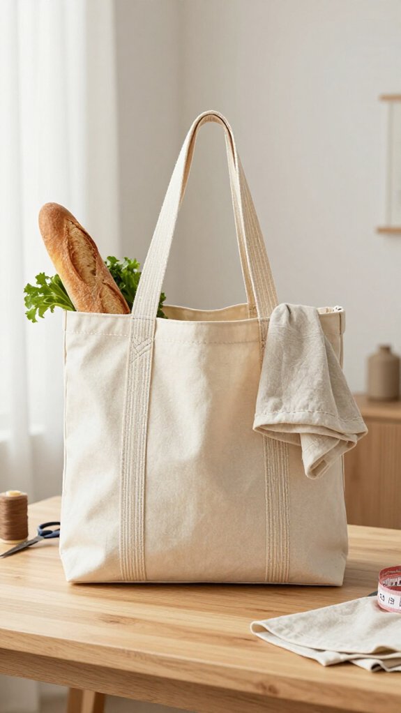 roomy reversible shopping tote