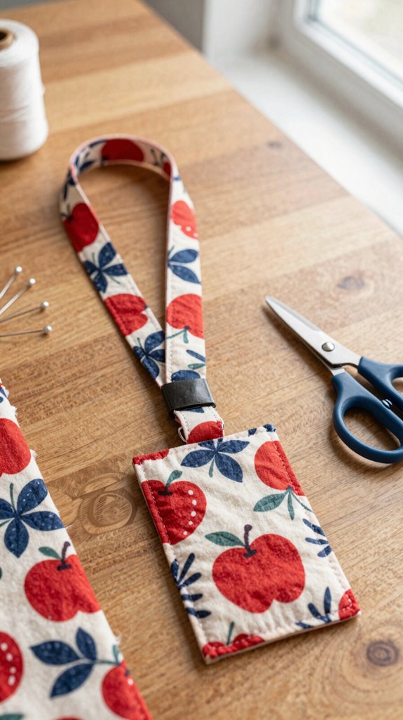 secure clip teacher lanyards