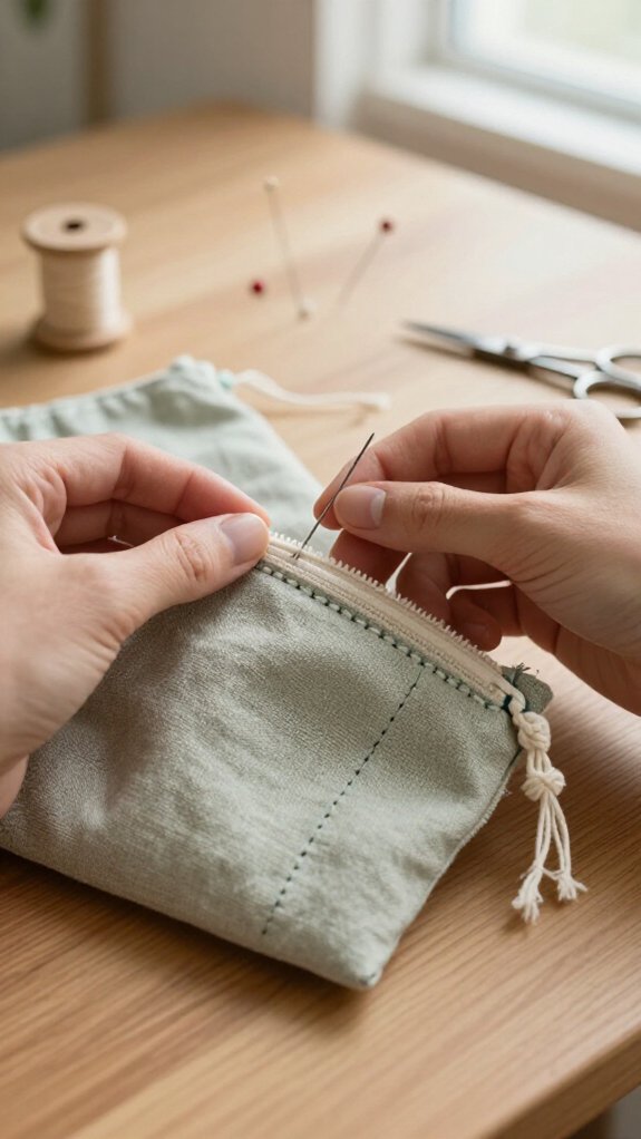 secure ends consistent stitching