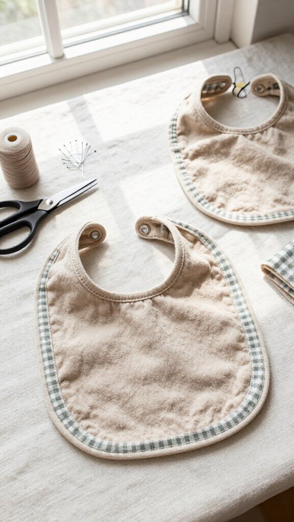 sew a simple baby bib