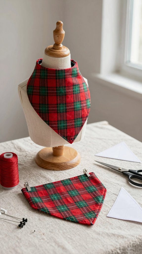 sew festive pet bandanas
