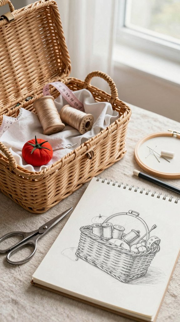 sewing basket tool map