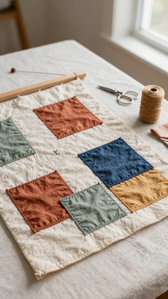 small dowel sleeve wall art