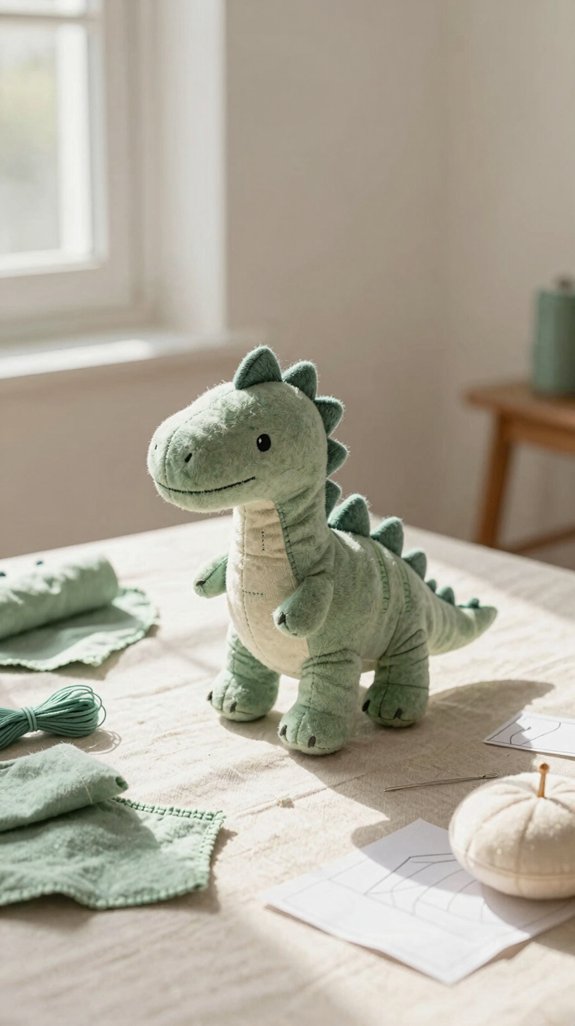 snoozy stomp and snuggle dino