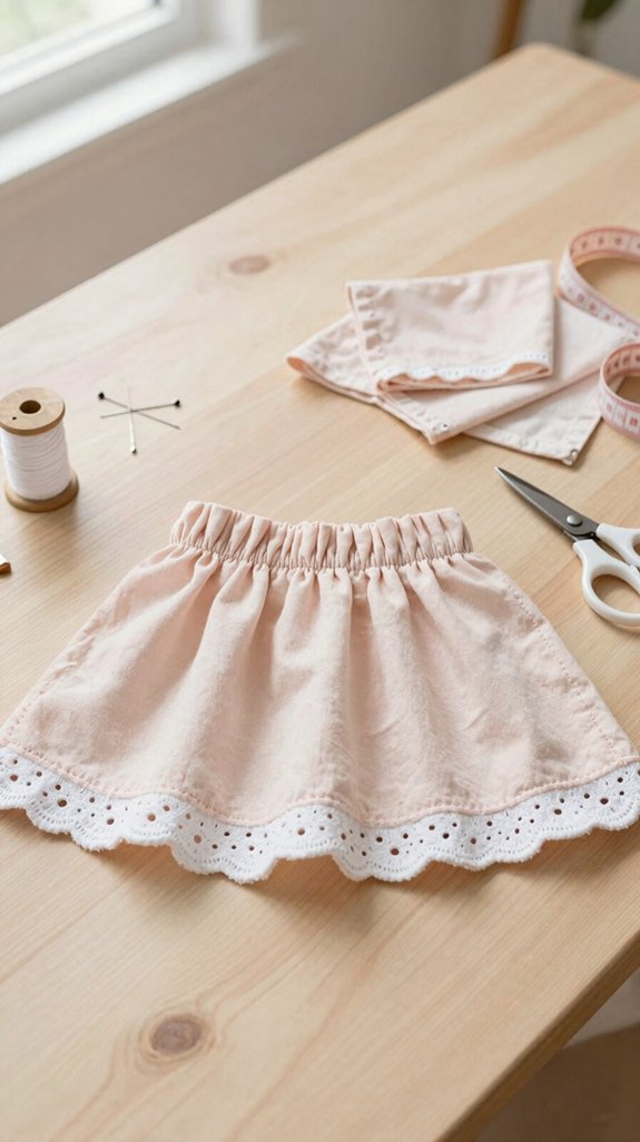 soft cotton baby skirt elastic