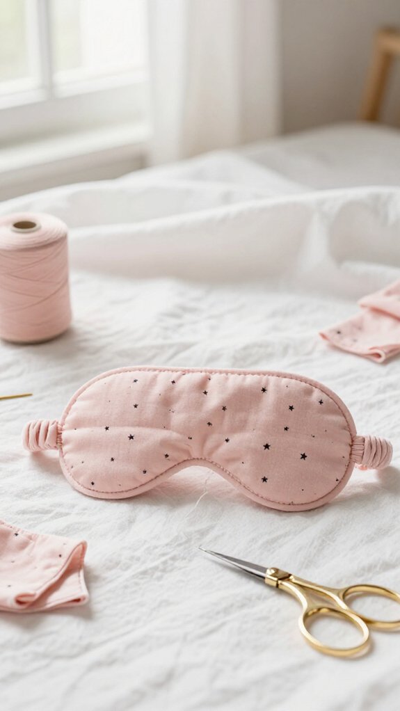 soft handmade cozy sleep mask