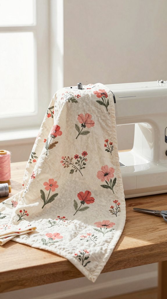 spring sewing machine cover