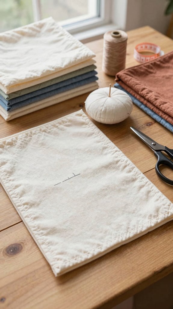 stable cotton for easy seams
