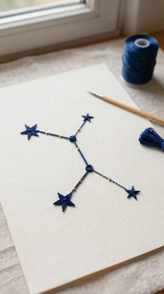 stitched galaxy dot constellation