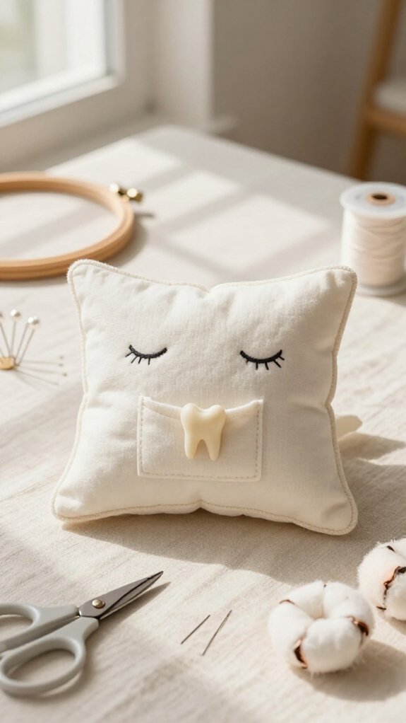 sweet tooth fairy pocket pillow