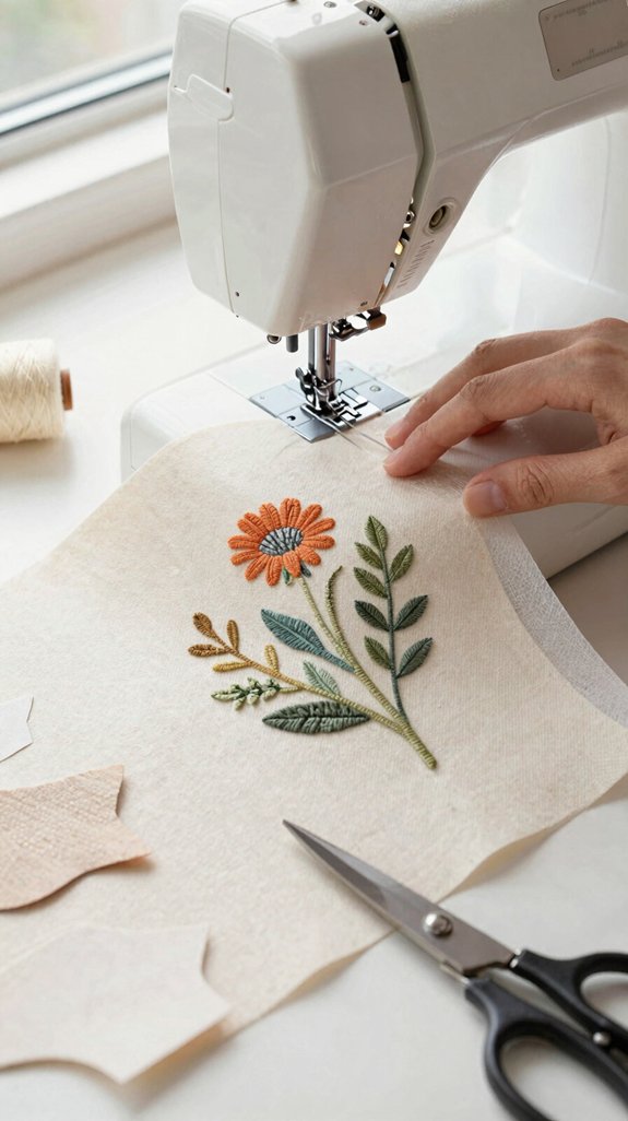 use cardstock and stitch gently